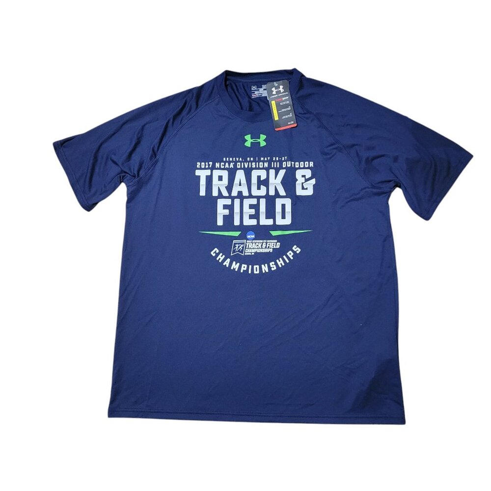 Under Armour HG Heat Gear 2017 NCAA Division III 3 Track & Field Championship Sh
